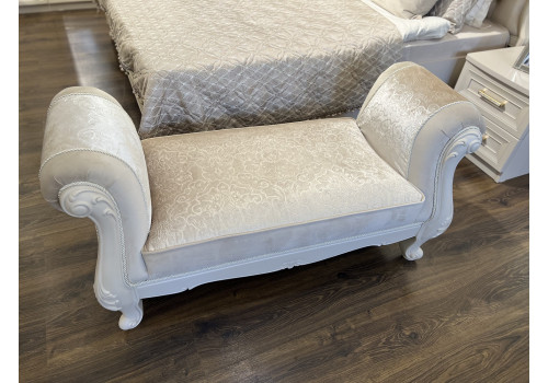 Оттоманка Мокко бежевый с двумя подлокотниками