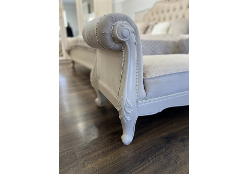 Оттоманка Мокко бежевый с двумя подлокотниками