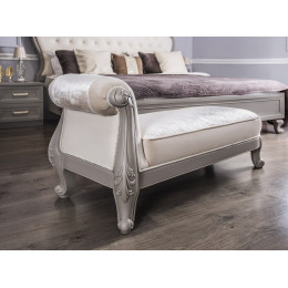 Оттоманка Мокко серый камень с одним подлокотником