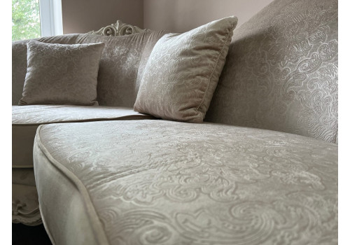 Диван Мокко бежевый угловой 2-у-1