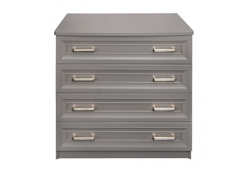 Комод Мокко серый камень 4 ящика