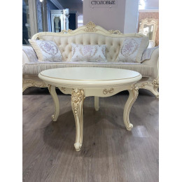 Столик Мона Лиза крем круглый