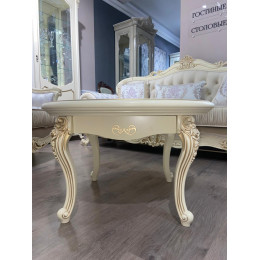 Столик Мона Лиза крем круглый