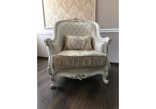 Кресло Мона Лиза белый глянец