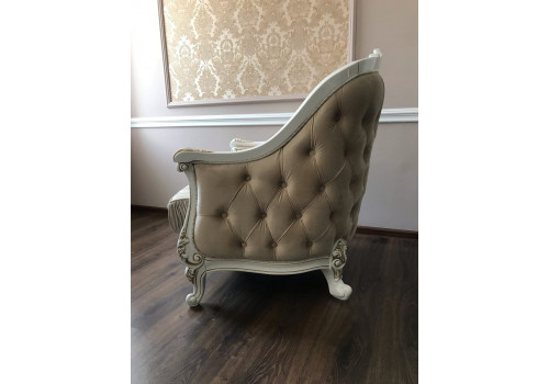 Кресло Мона Лиза белый глянец