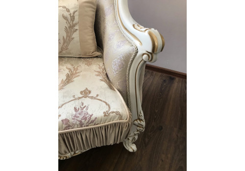 Кресло Мона Лиза белый глянец