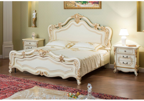 Кровать Мона Лиза крем 160х200