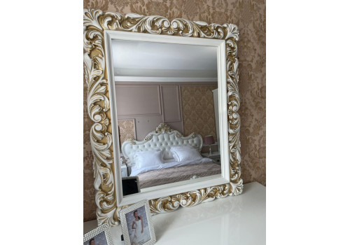 Зеркало Натали белый глянец ППУ