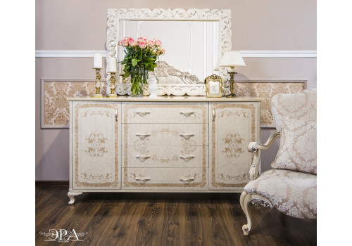 Комод Патрисия крем корень глянец
