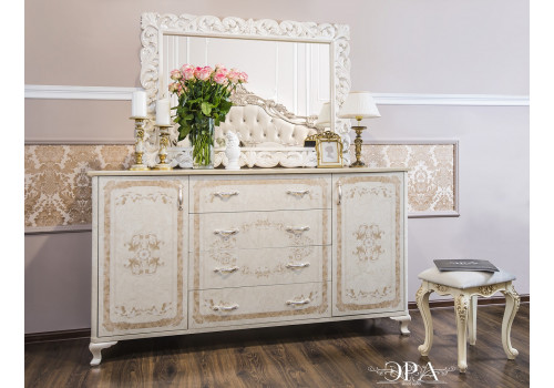 Комод Патрисия крем корень глянец