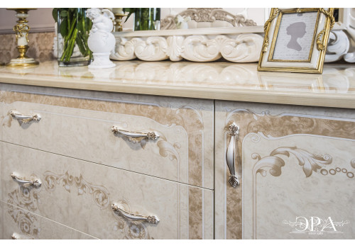 Комод Патрисия крем корень глянец