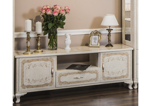 Тумба ТВ Патрисия крем корень глянец 