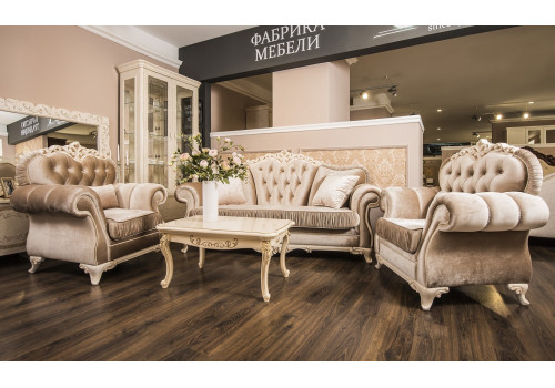 Комплект Патрисия серый глянец