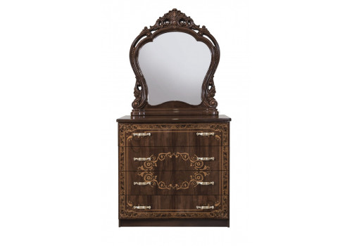 Комод Патрисия караваджо глянец 4 ящика