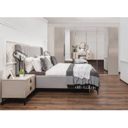 Спальня Стелла светло серый камень 6-ств 1,8м