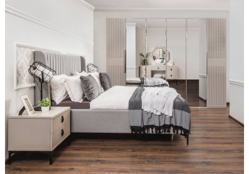 Спальня Стелла светло серый камень 6-ств 1,8м