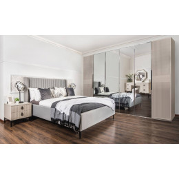 Спальня Стелла светло серый камень 6-ств 1,8м