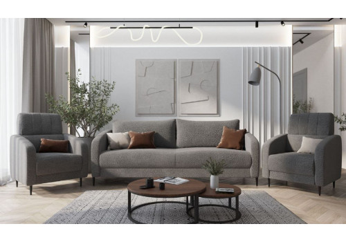 Кресло Стелла серый