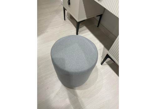 Пуфик Стелла светло серый камень
