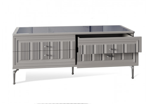 Тумба ТВ Замира серый