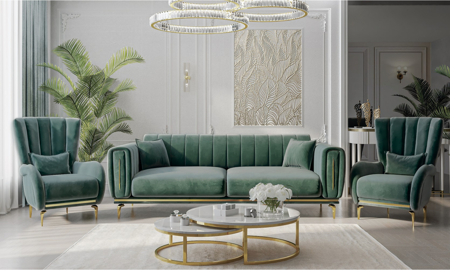 Комплект Замира оливковый