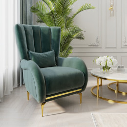 Кресло Замира оливковый