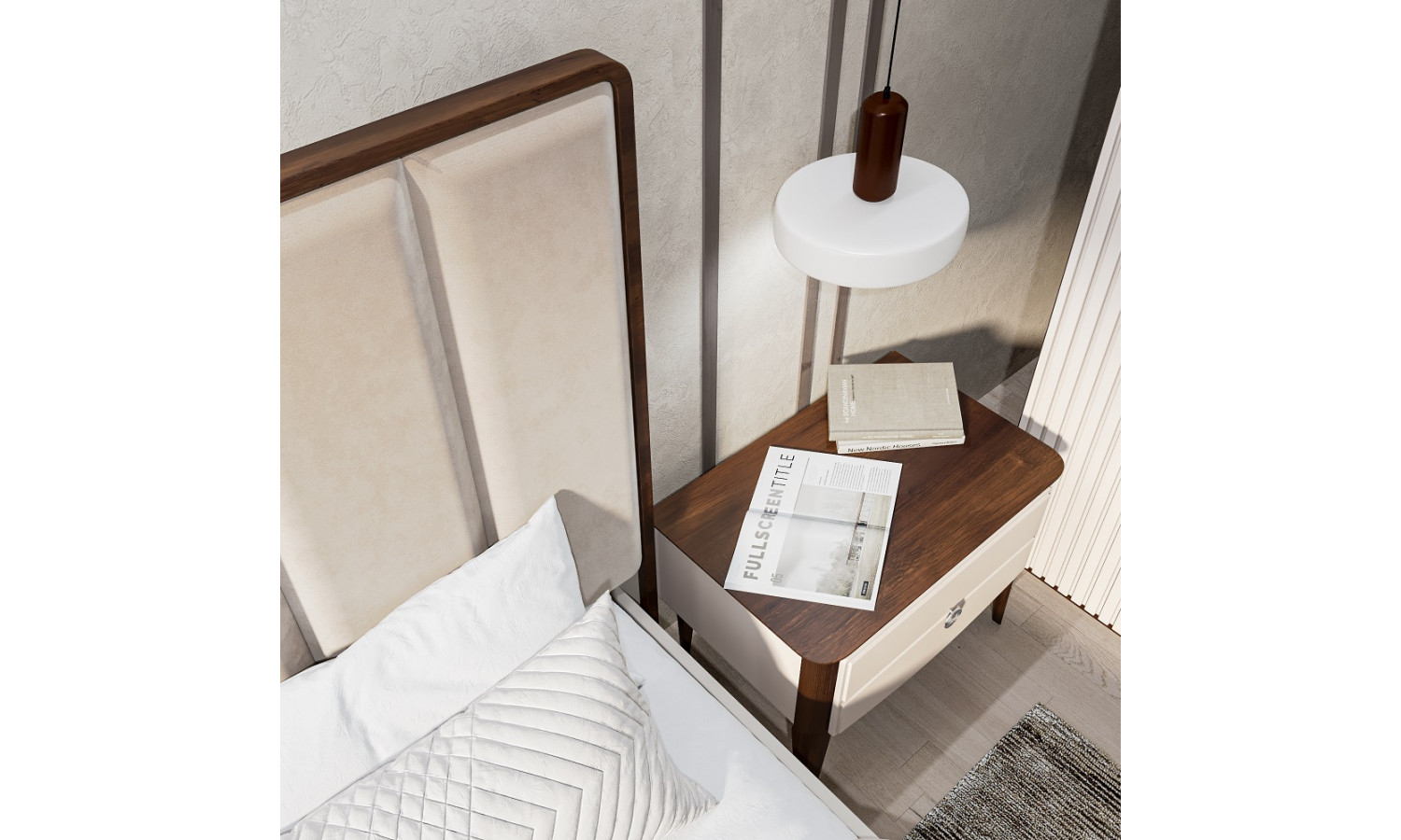 Спальня Жаклин бежевый 5-ств 1,8м