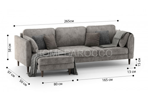 Диван  Мэдисон угловой Эйфория 003