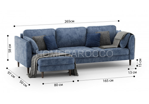 Диван  Мэдисон угловой Эйфория 013