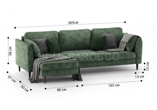 Диван  Мэдисон угловой Эйфория 031