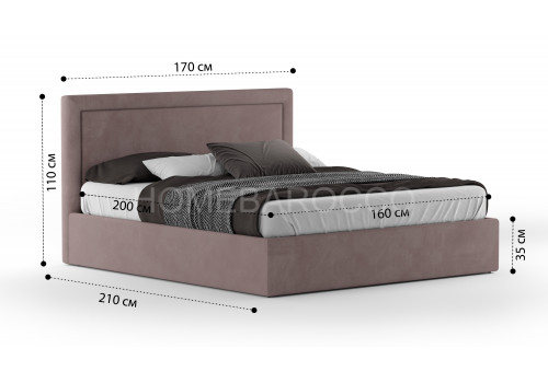 Кровать Доменика Velutto 036 1.6 м