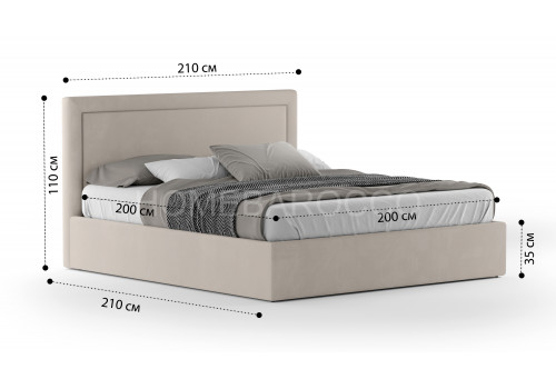 Кровать Доменика Velutto 004 2.0 м