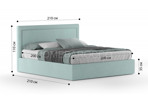 Кровать Доменика Velutto 014 2.0 м