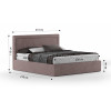 Кровать Доменика Velutto 036 2.0 м