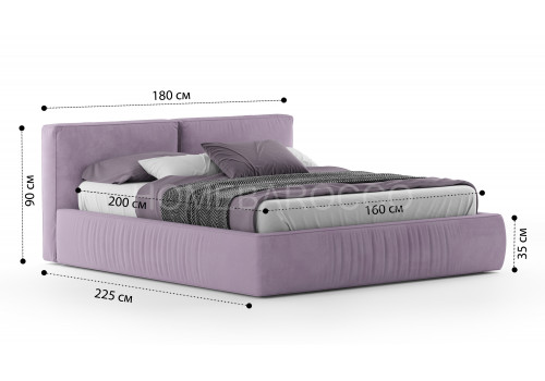 Кровать Лофт Velutto 011 1.6 м