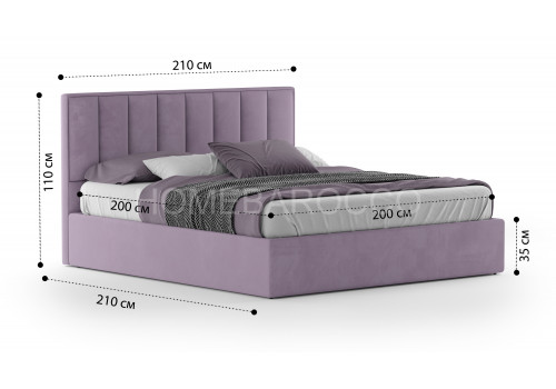 Кровать Клер Velutto 011 2.0 м