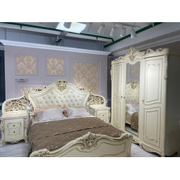 Спальня Джоконда крем глянец 3-ств 160х200