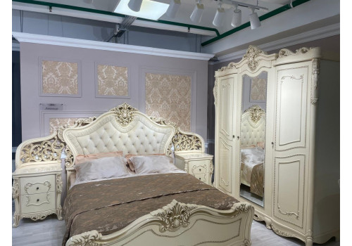 Спальня Джоконда крем глянец 3-ств 160х200