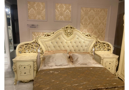 Спальня Джоконда крем глянец 3-ств 160х200