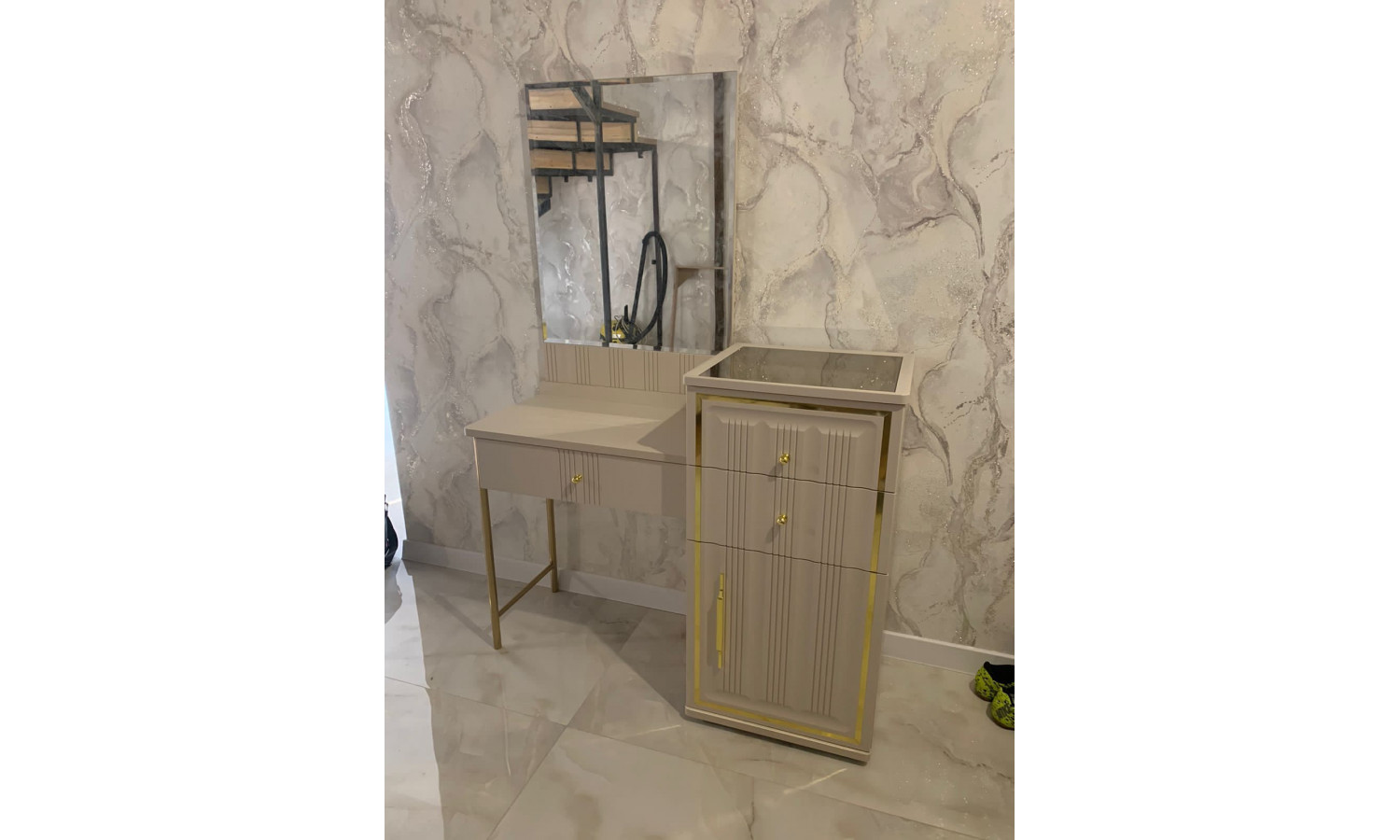 Зеркало Замира бежевый_