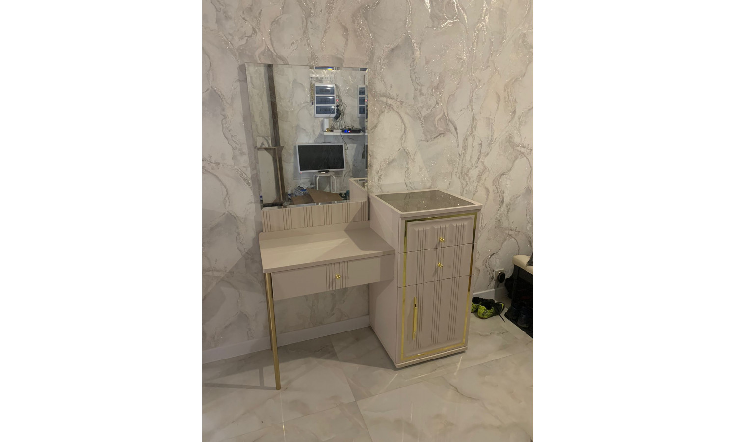 Зеркало Замира бежевый_ купить с доставкой в Москве Зеркало Замира бежевый_