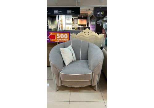 Кресло Gravita Гравита серый серебро_