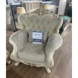 Кресло мягкое Джоконда крем глянец