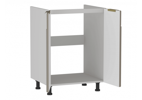 Стол под мойку СМ-60 2-х дверный Берта мокко