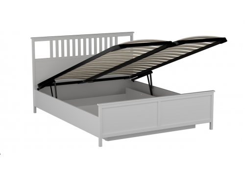 Кровать NEW Фрея Белый 160х200 с подъемным механизмом 