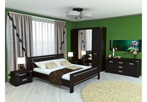 Спальня Магнолия венге 4-ств 1,8м