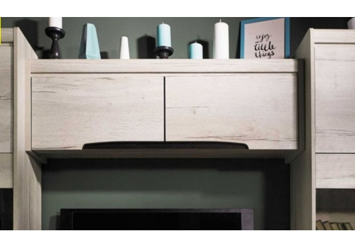 Гостиная Мале дуб Галифакс белый