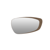 Зеркало Палермо Дуб Каселла коричневый