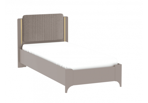 Кровать Сиде Мокко 90х200 рогожка