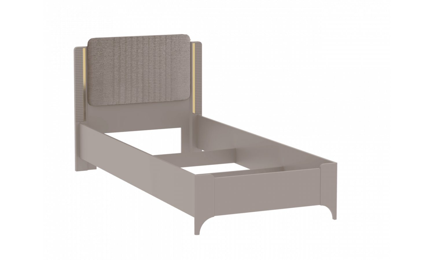 Кровать Сиде Мокко 90х200 рогожка